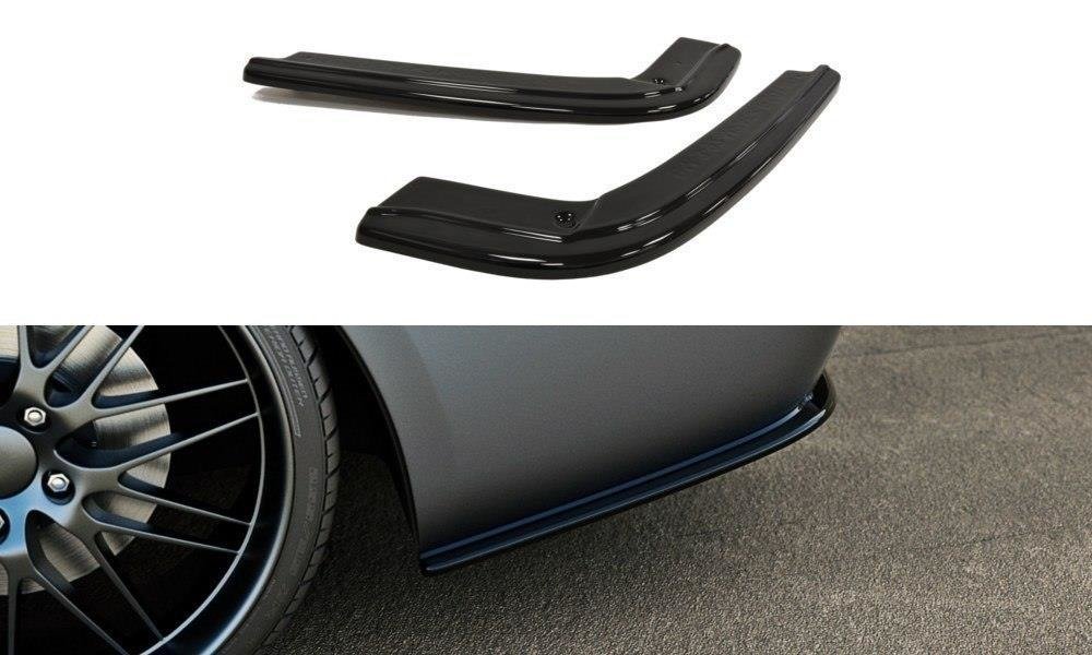 Diffuser hoeken zijkant passend voor BMW 3 serie E92 en E93 met M pakket achterbumper Maxton Design