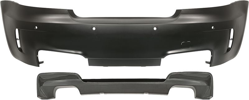 EVO look achterbumper passend voor BMW 1 serie E82 en E88 EVO look