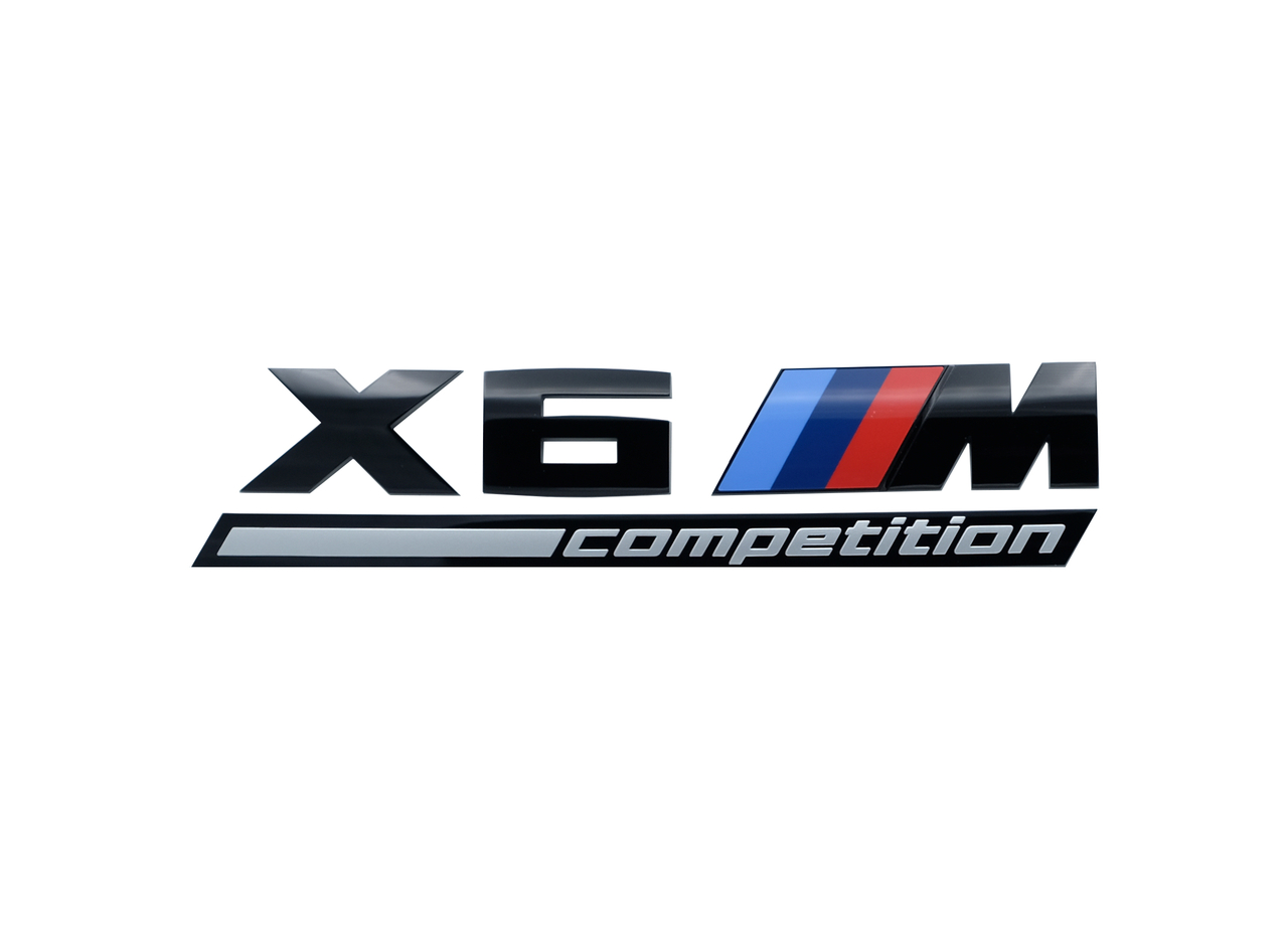 X6M Competition embleem origineel BMW