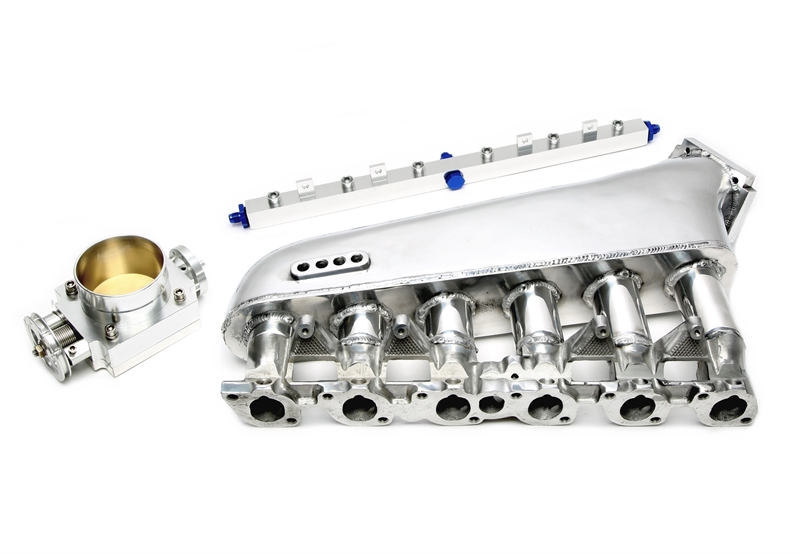 TA Technix inlaatspruitstuk zilver passend BMW 3 serie E30 en BMW 5 serie E34 M20 motor