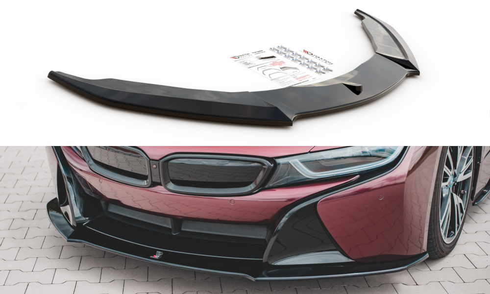 Splitter voorzijde passend voor BMW i8 model vanaf 2014 Maxton Design