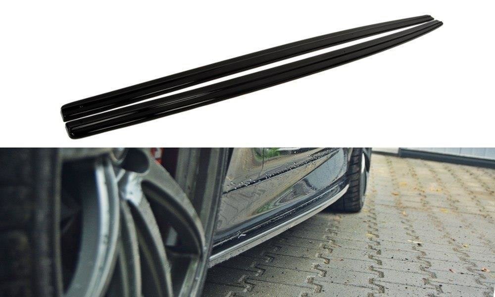 Sideskirts extensions passend voor BMW 5 serie F10 en F11 met M pakket sideskirts Maxton Design