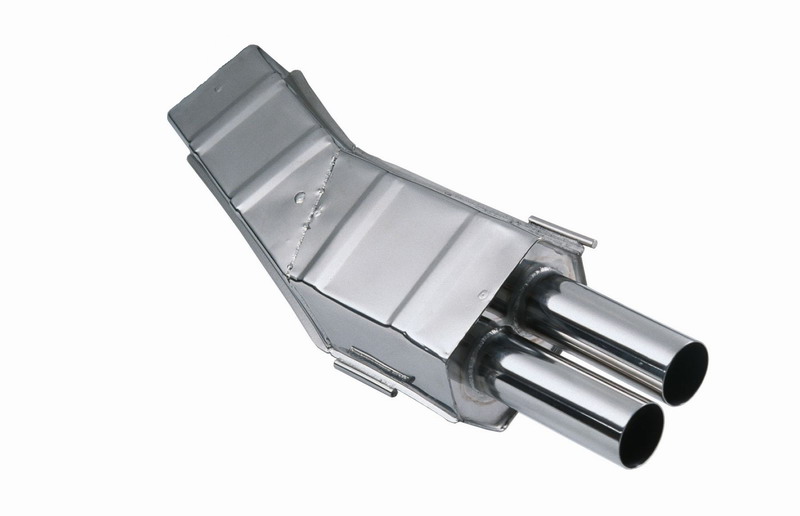 Eisenmann einddemper 2x70mm passend voor BMW 5 serie E34 540i