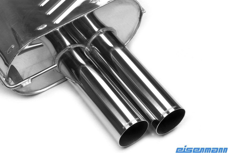 Eisenmann einddemper 2x76mm BMW 5 serie E61 530i touring