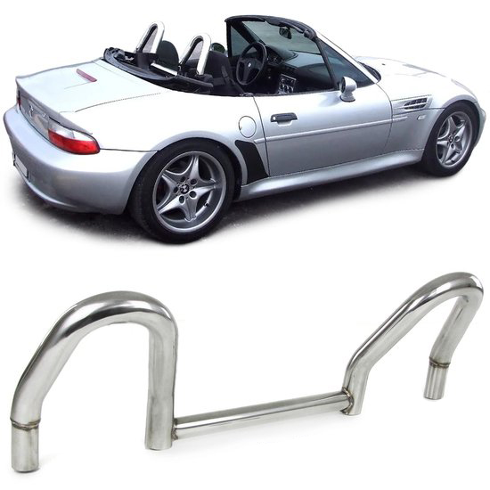 Rolbeugels RVS passend voor BMW Z3