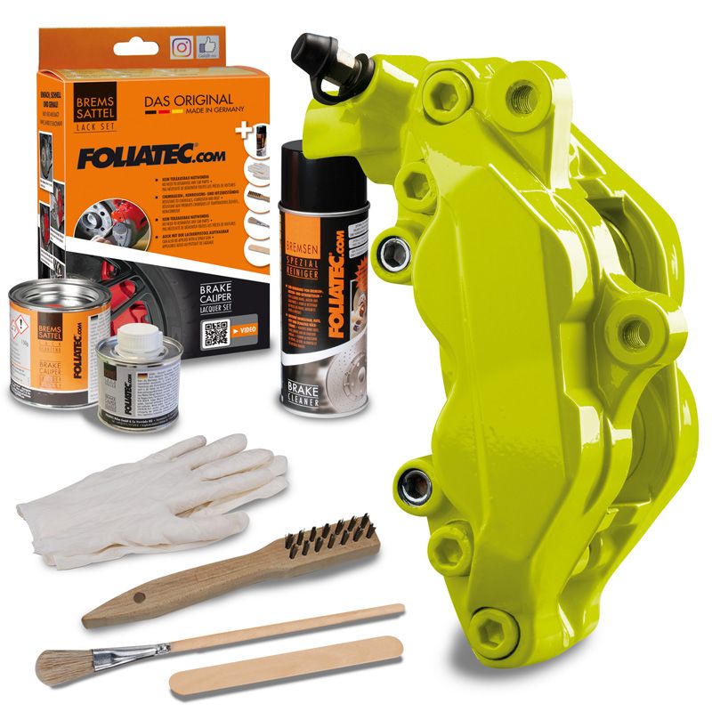 Foliatec Remklauwlakset - Toxic Groen - 3 Komponenten