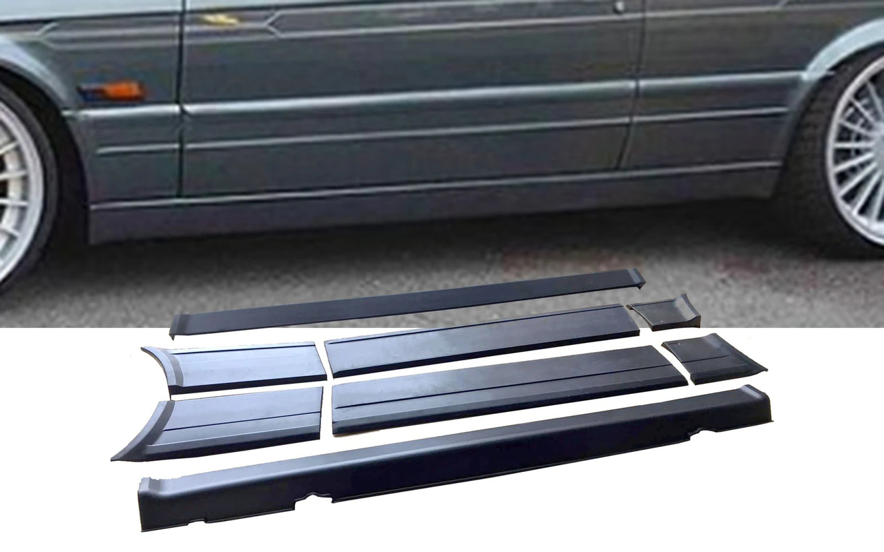 Sportlook sideskirts en zijpanelen type 2 passend voor BMW 3 serie E30 sedan 4 deurs en touring