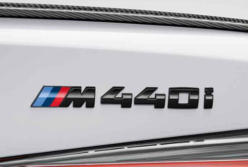 M440i embleem passend voor BMW 4 serie G22, G23 en G26 origineel BMW