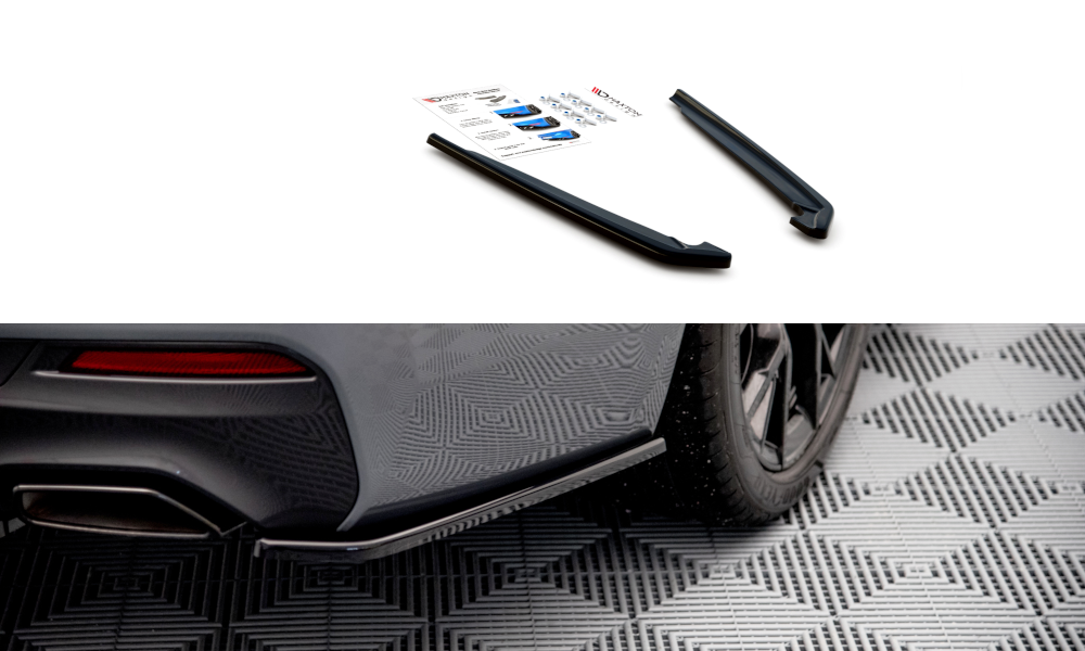 Splitters achterbumper passend voor BMW 5 serie G30 LCI met M pakket achterbumper