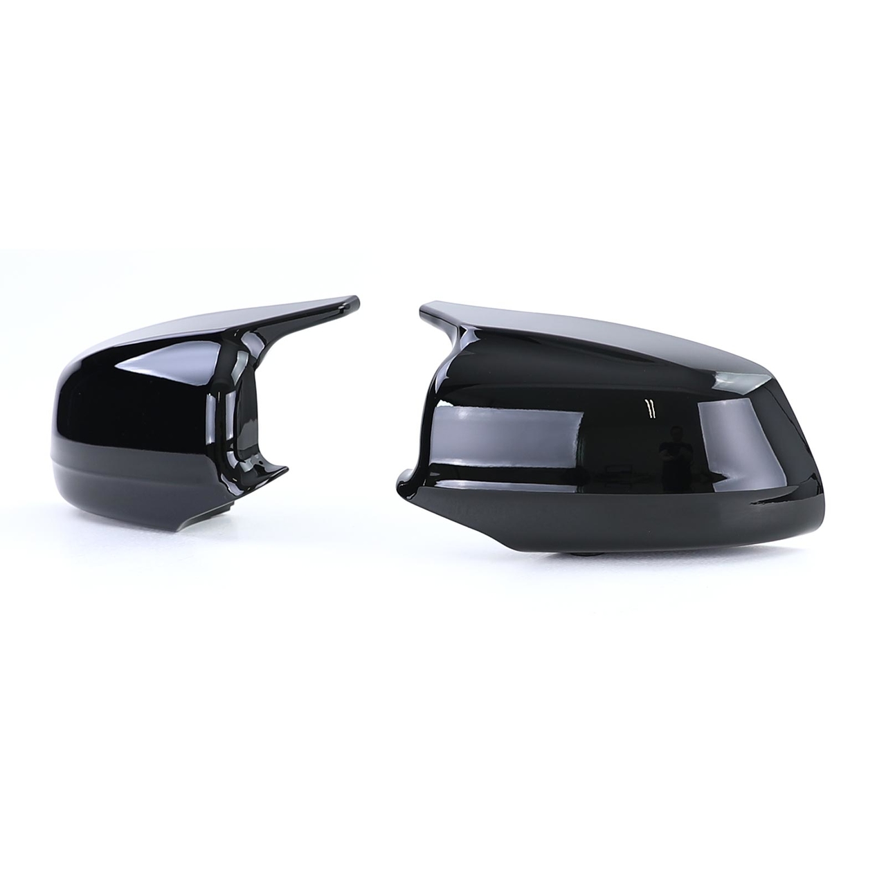Glanzend zwarte spiegelkappen passend voor BMW 5 serie F10 en F11 model 2010 - 2013