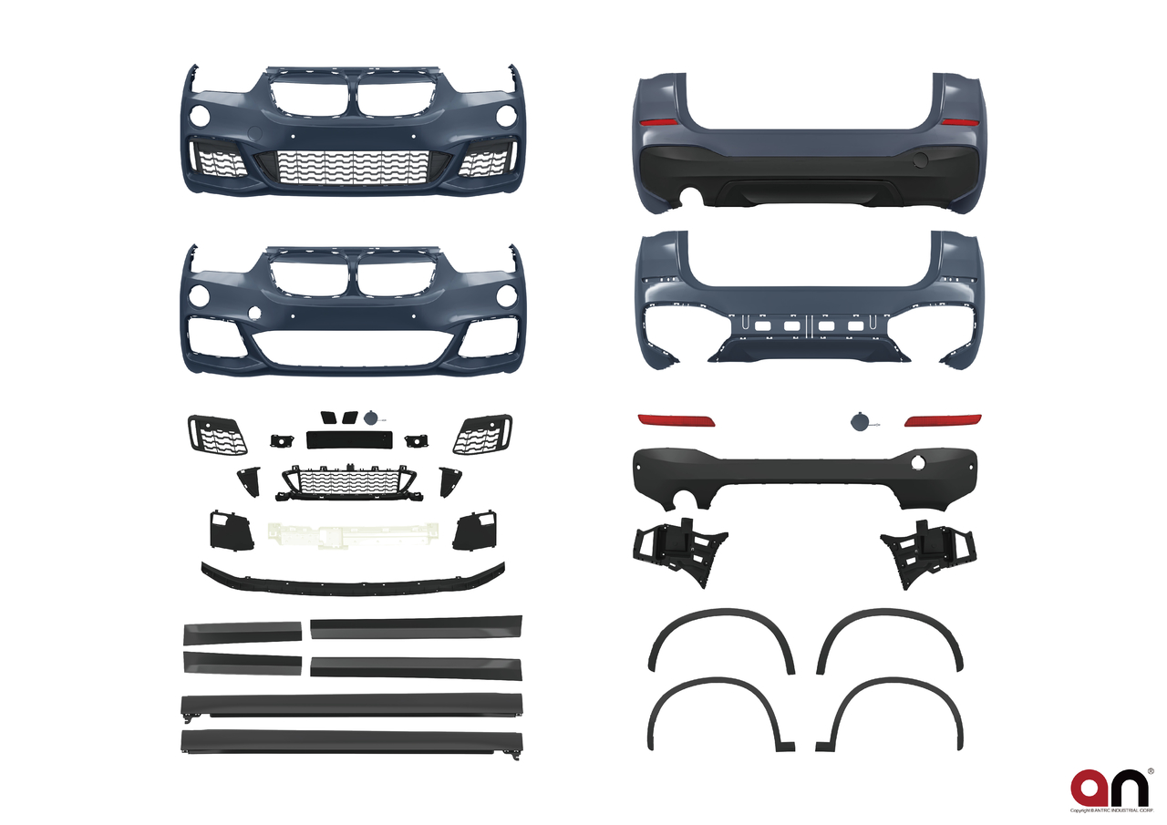 Sportlook pakket passend voor BMW X1 F48 model 2014 - 2019