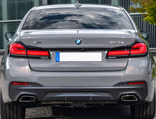 Diffuser passend voor BMW 5 serie G30 LCI en G31 LCI met M pakket achterbumper origineel BMW