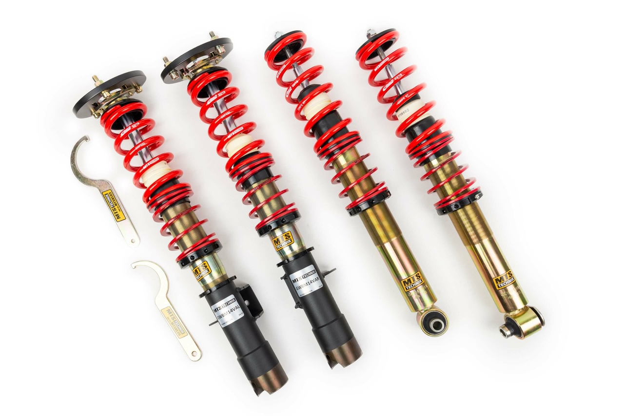 MTS Technik schroefset met Eibach veren en camberplates 55 mm Street BMW 7 serie E32