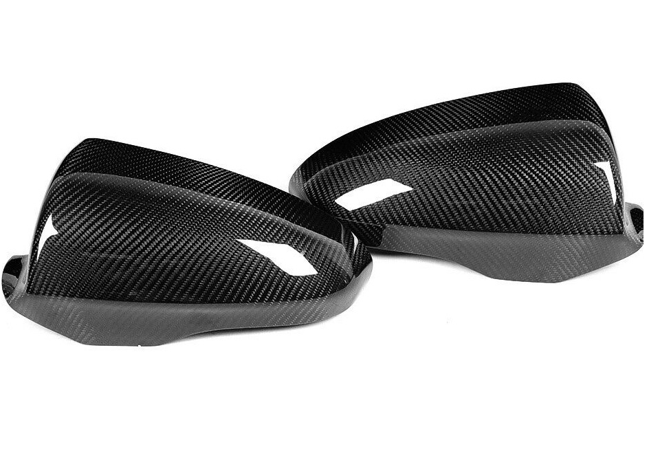 Spiegelkappen carbon passend voor BMW 5 serie F10 en F11 model 2010 - 2013