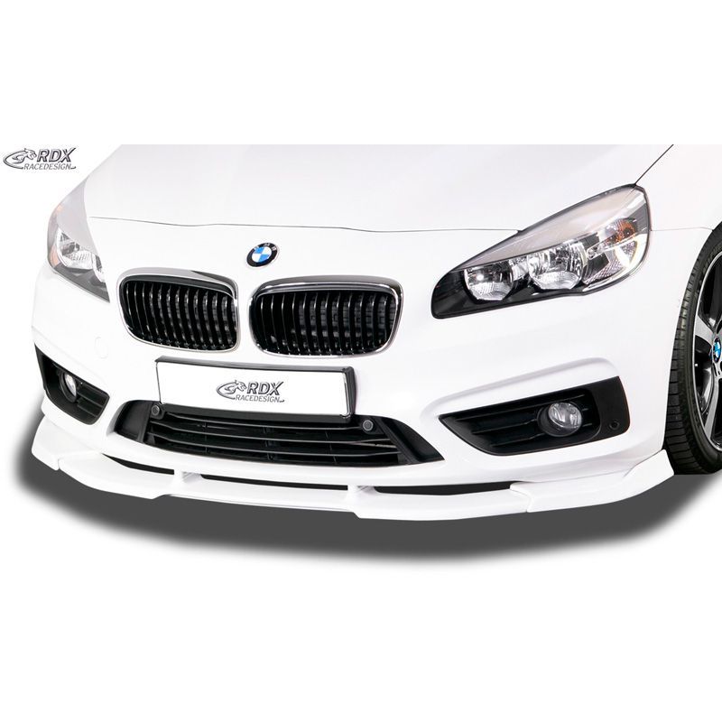 Frontspoiler Vario-X passend voor BMW 2-Serie F45 Active Tourer en F46 Gran Tourer model 2015 - 2018 met standaard voorbumper