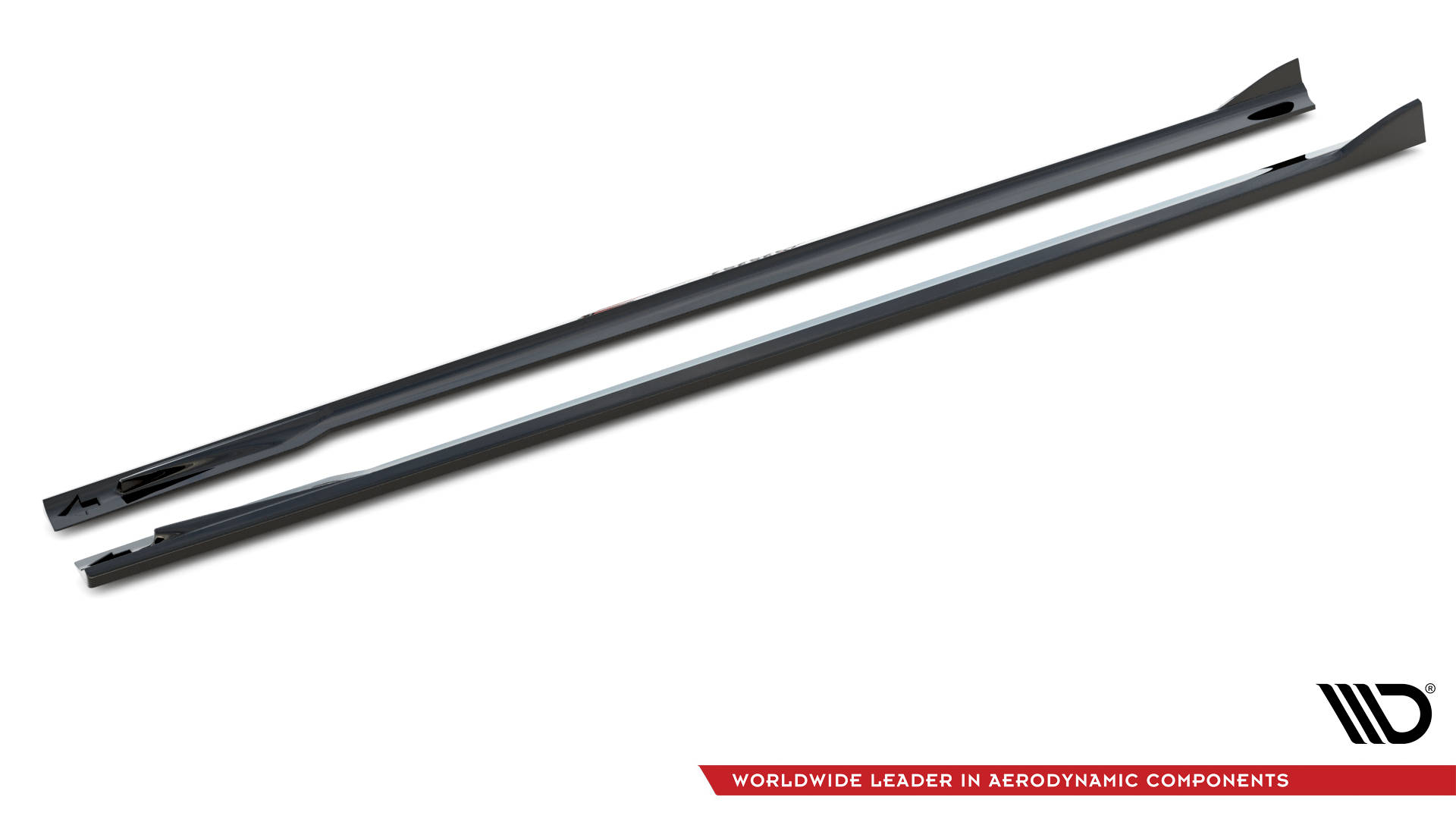 Sideskirts aanzets glanzend zwart versie 2 passend voor BMW 4 serie G26 met M pakket sideskirts Maxton Design