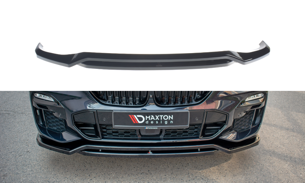 Frontlip passend voor BMW X5 G05 met M pakket voorbumper Maxton Design