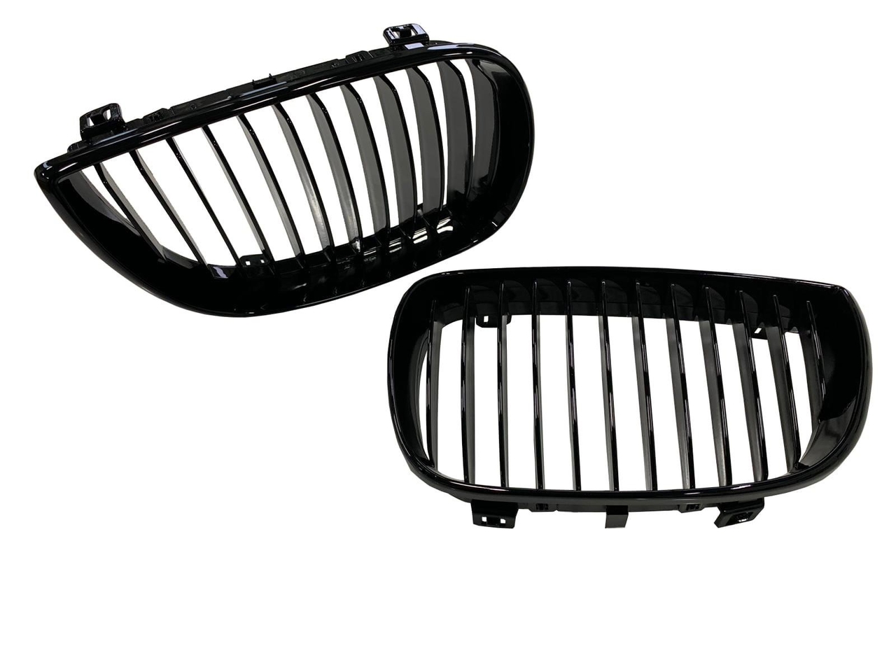 Glanzend zwarte grillen passend voor BMW 1 serie E81 en E87