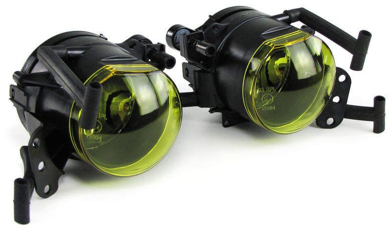 Mistlampen geel passend voor BMW 3 serie E90 en E91 met M pakket en EVO voorbumper