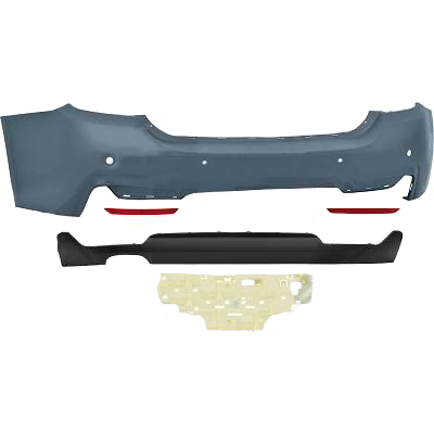 Sportlook achterbumper passend voor BMW 4 serie F36 Gran Coupe