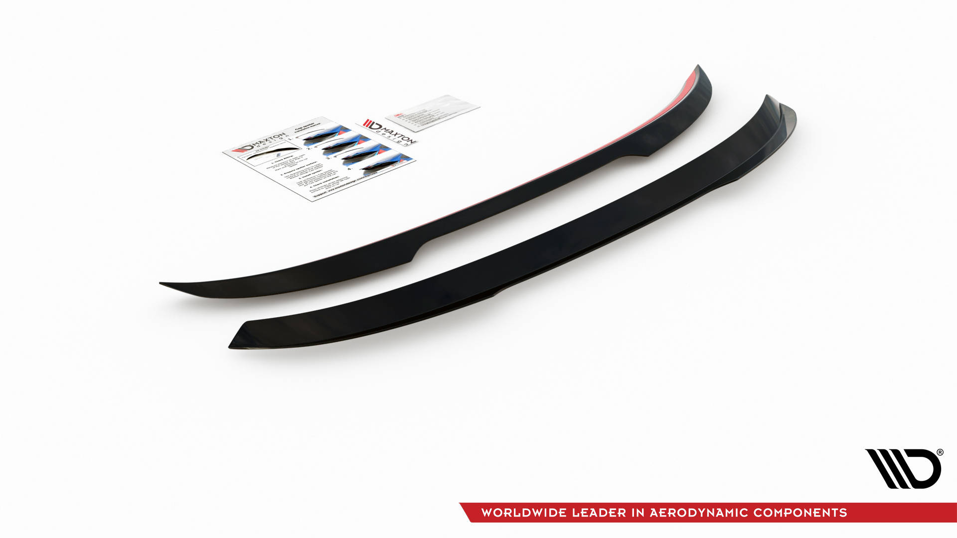 Maxton Design spoiler cap glanzend zwart passend voor BMW X1 F48