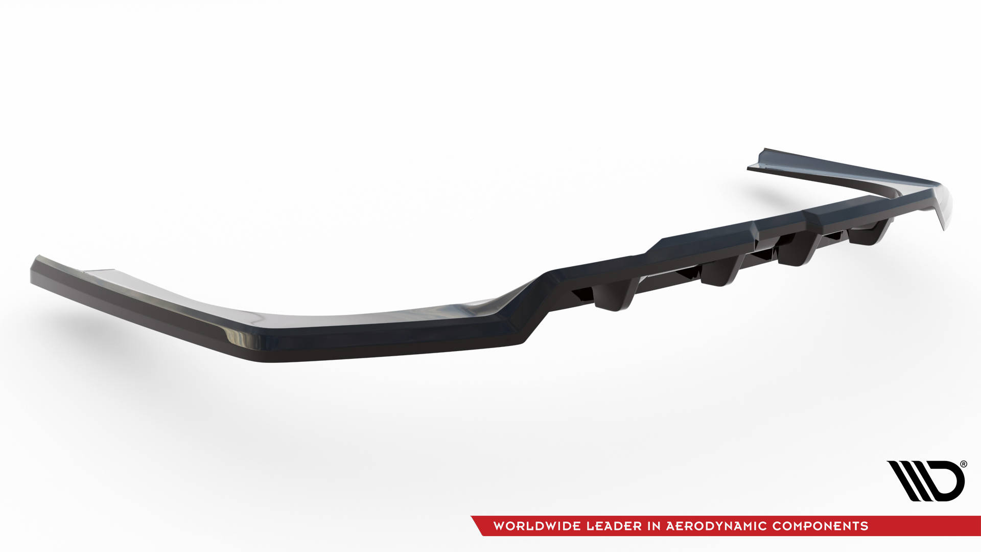 Diffuser aanzet glanzend zwart passend voor BMW 7 serie G70 met M pakket Maxton Design