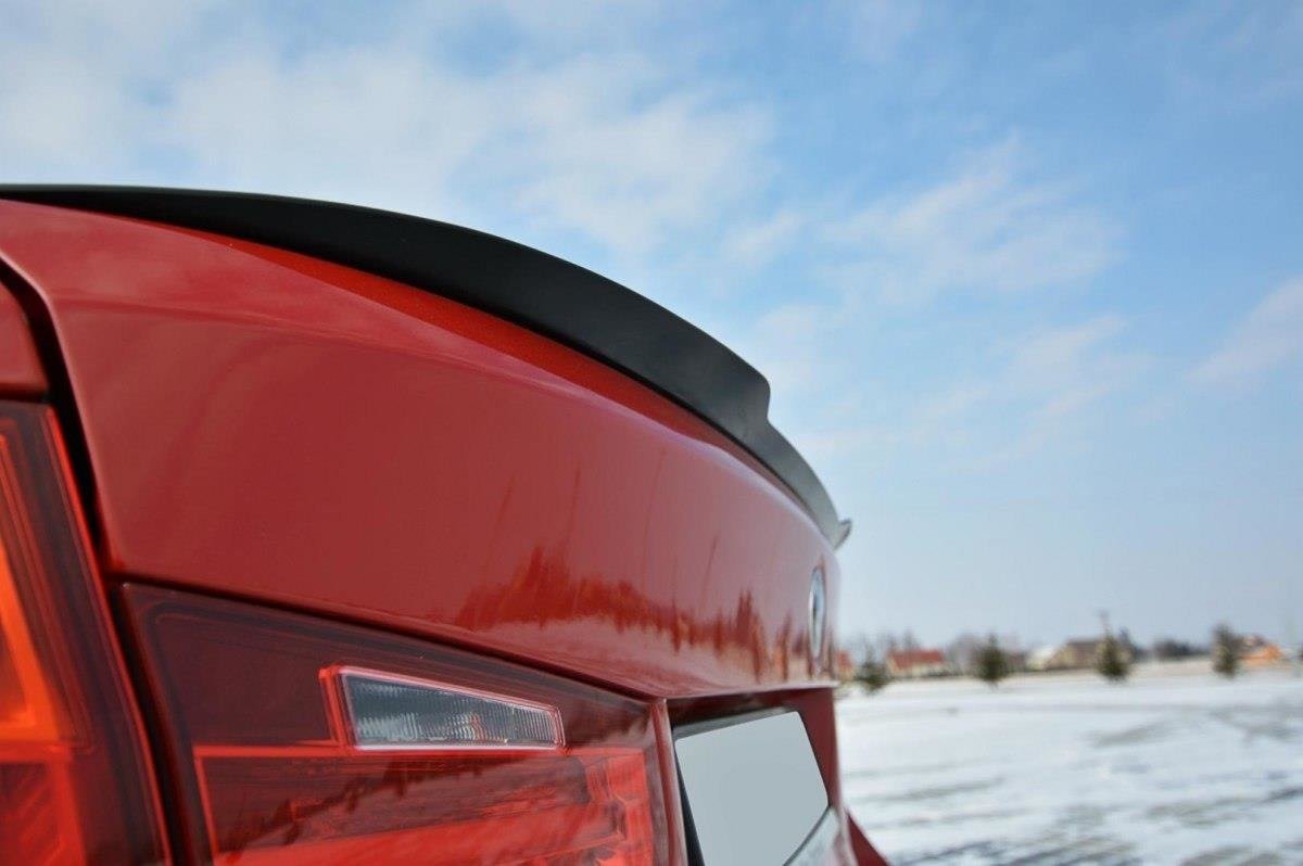 Kofferklep spoiler glanzend zwart passend voor BMW 3 serie F30 sedan Maxton Design