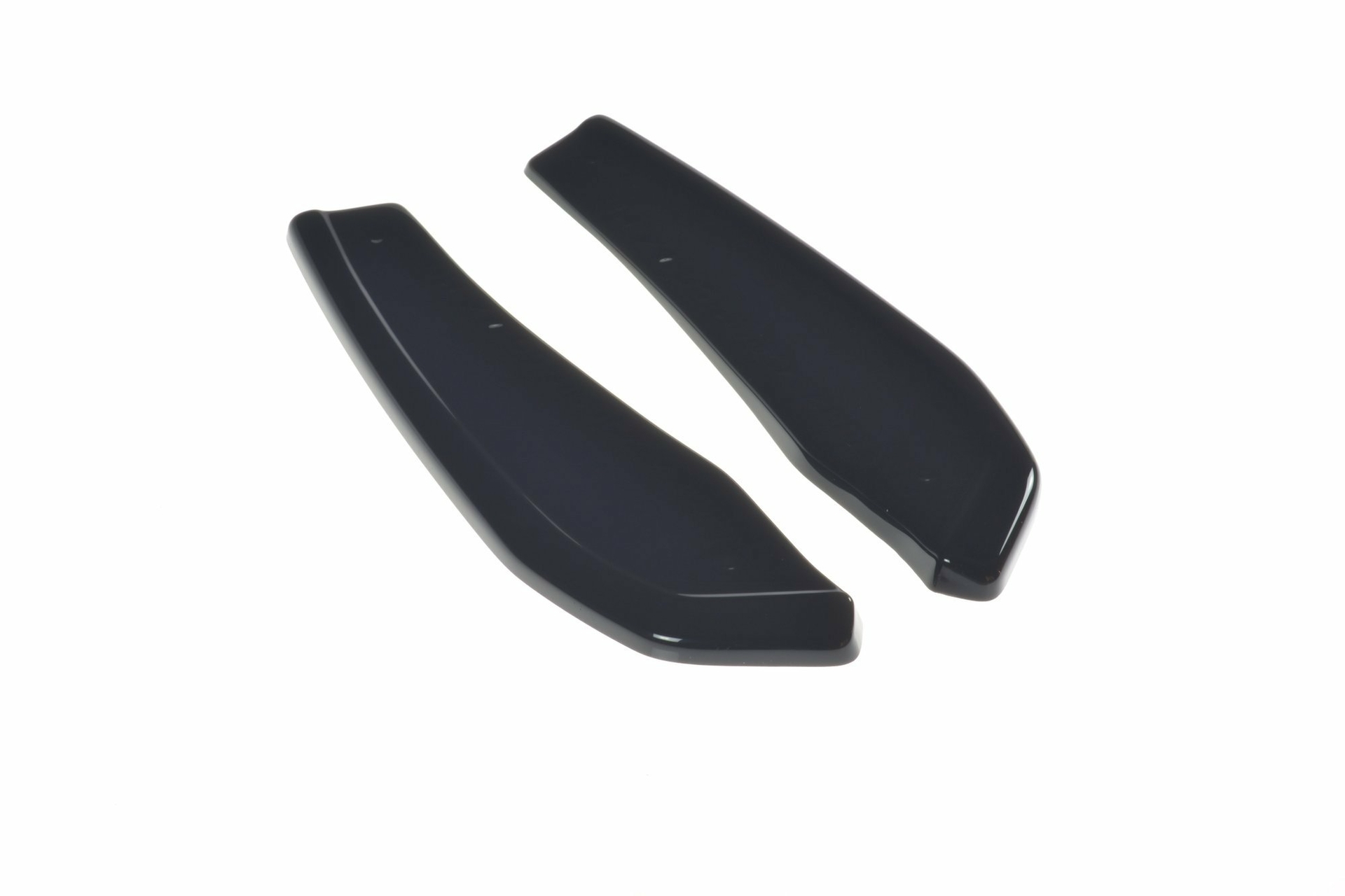 Diffuser hoeken glanzend zwart passend voor BMW X4 G02 met M pakket achterbumper Maxton Design