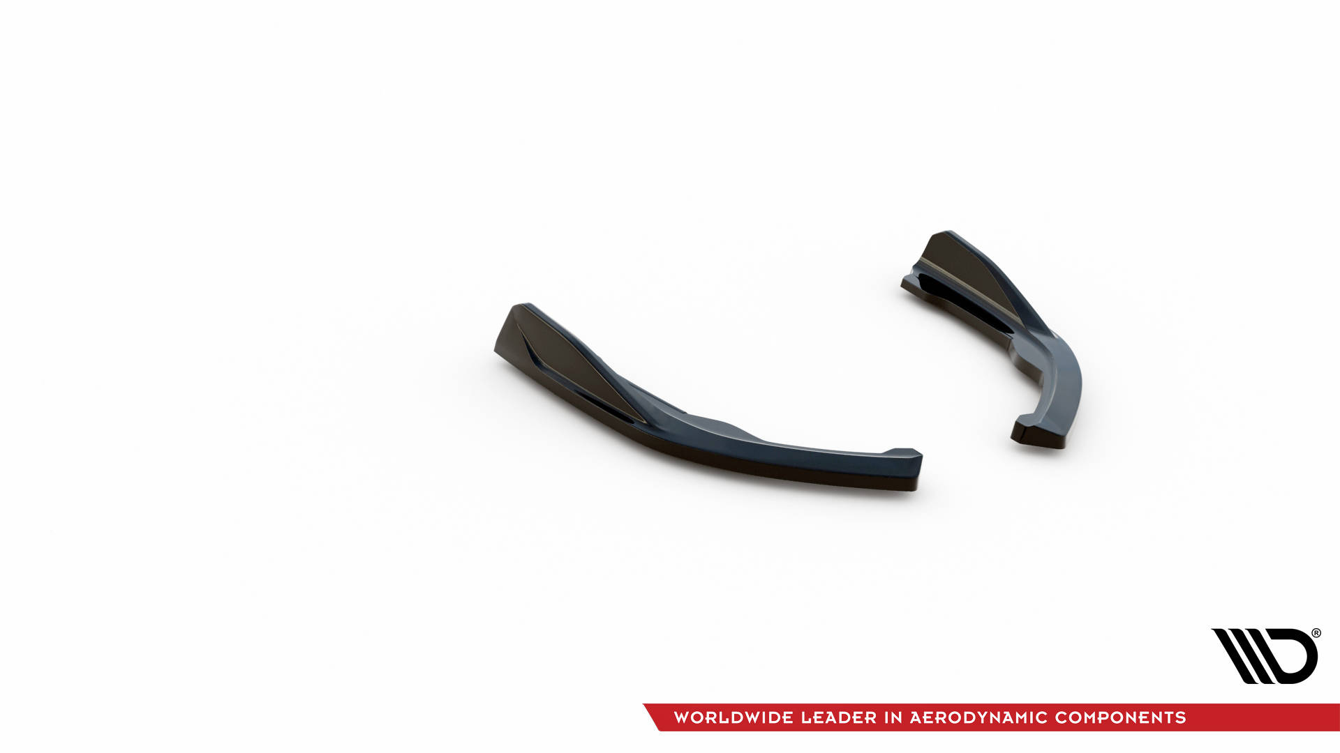 Diffusor hoeken versie 1 glanzend zwart passend voor BMW 2 serie G42 Maxton Design