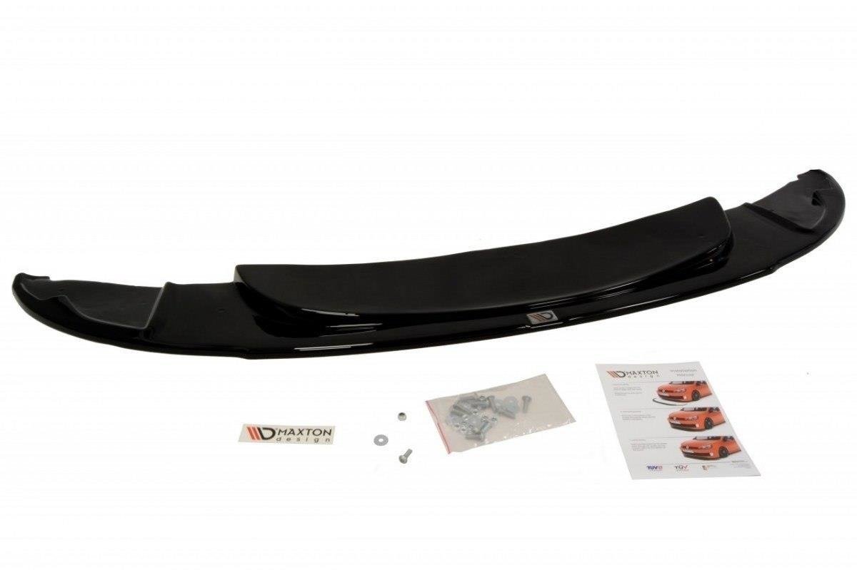Frontspoiler glanzend zwart passend voor BMW 1 serie E81, E82, E87 en E88 EVO Maxton Design