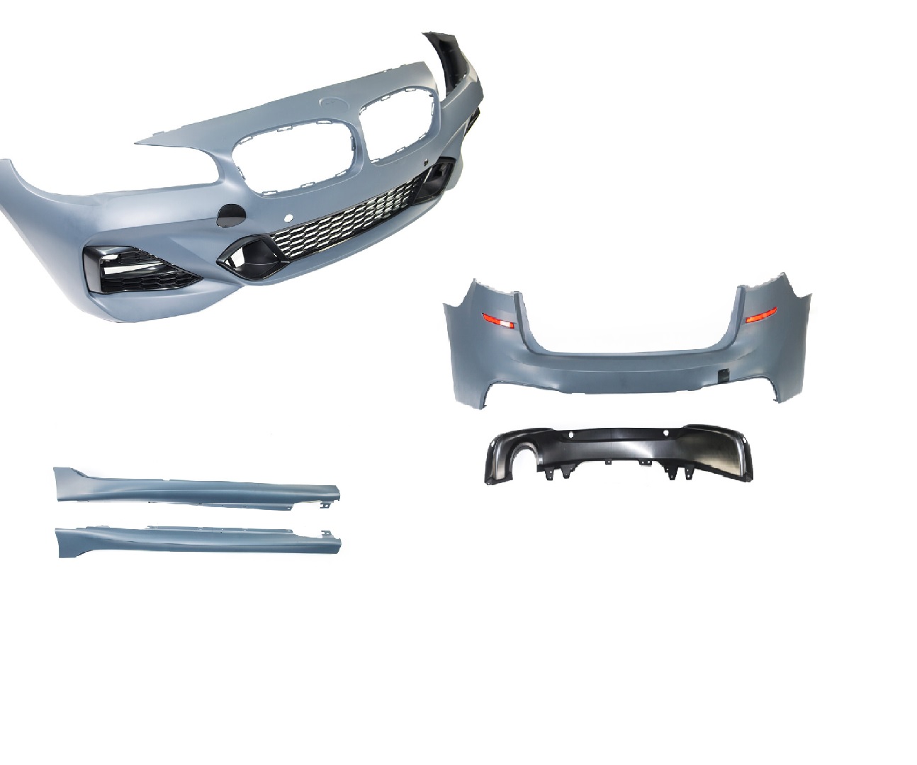 Sportlook pakket passend voor BMW 2 serie F45 Active Tourer LCI model 2018 - 2022