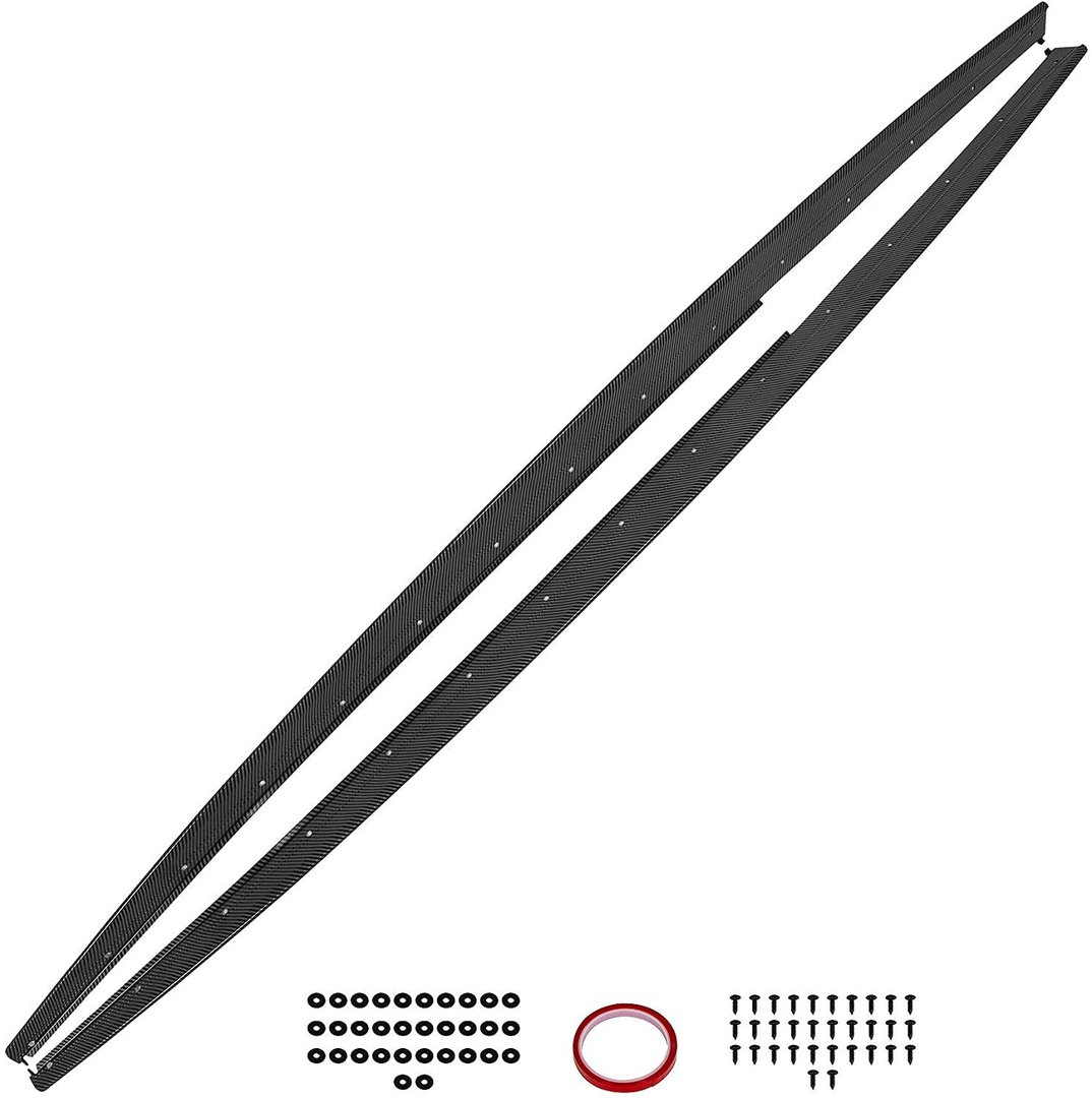 Performance look aanzet carbon look passend voor BMW 3 serie F30 en F31 model 2012 - 2019 met M pakket sideskirts