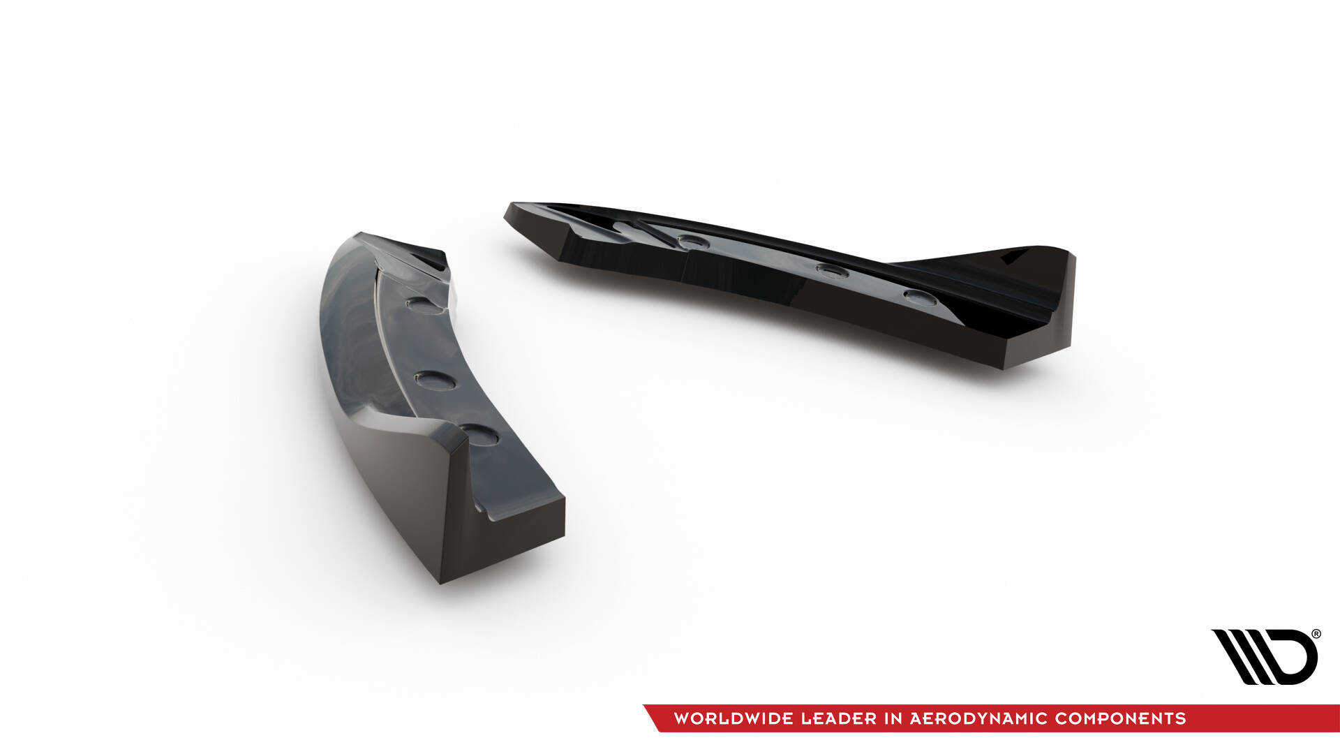 Diffuser hoeken glanzend zwart passend voor BMW Z4 E89 met standaard achterbumper Maxton Design
