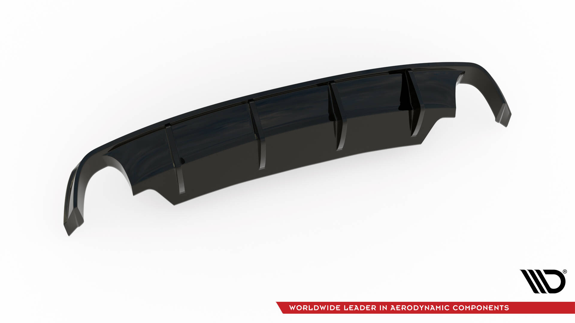 Glanzend zwart diffuser passend voor BMW Z4 E89 met standaard achterbumper Maxton Design