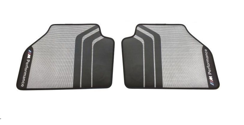 M Performance matten achterzijde passend voor BMW 3 serie F30, F31 en M3 F80 origineel BMW