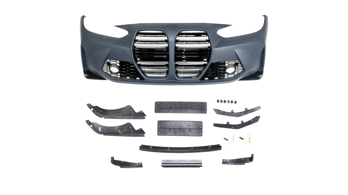 EVO look voorbumper passend voor BMW 4 serie G22 en G23
