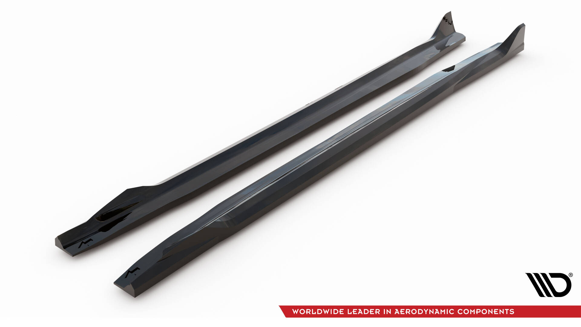 Side skirt aanzets glanzend zwart passend voor BMW X5 G05 LCI Maxton Design