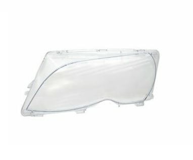 Koplampglas passend voor BMW 3 serie E46 sedan en touring facelift model 2001 - 2005 bestuurderskant