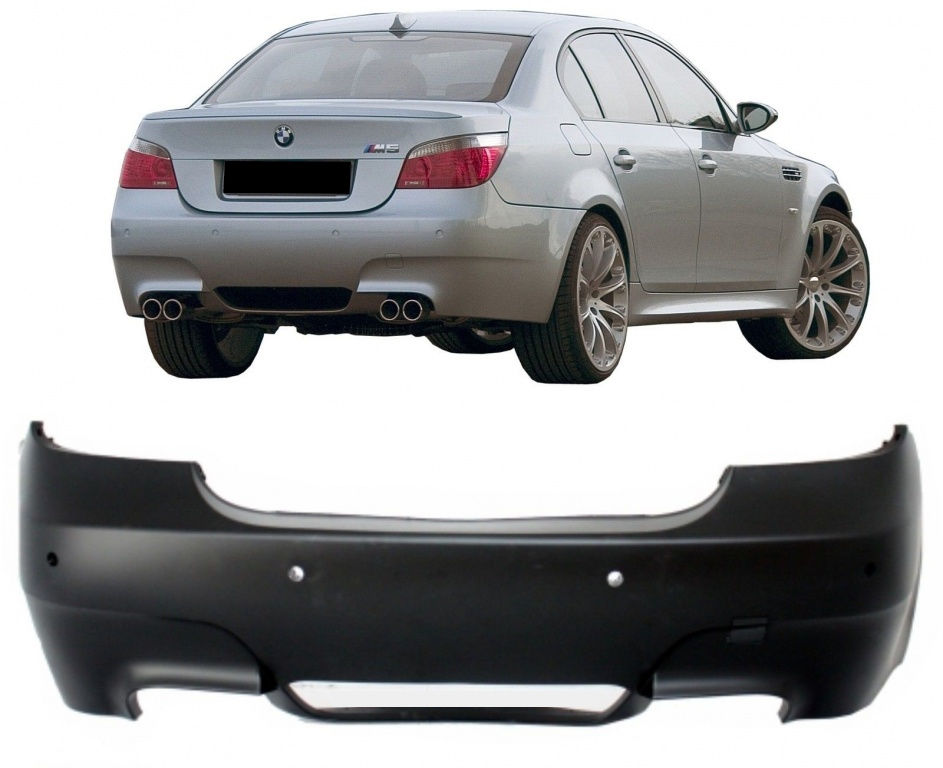 EVO Look achterbumper passend voor BMW 5 serie E60 model 2003 - 2007