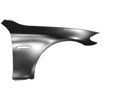 Zijscherm passend voor BMW 5 serie F10 en F11 model 2010 - 2017 bijrijderskant