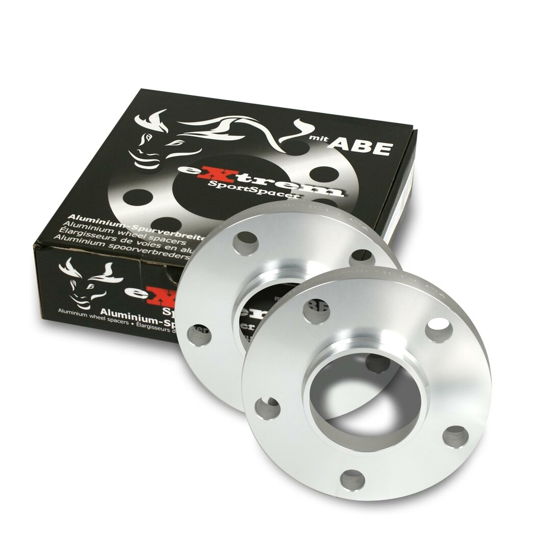 Spacers 5 mm per wiel naafgat 74.1mm
