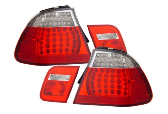 Led achterlichten rood / wit  BMW 3 serie E46 coupe model 2003 - 2006