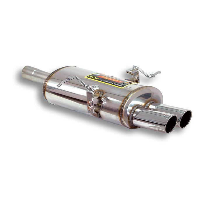 SuperSprint uitlaat 2x76mm passend voor BMW 3 serie E46 320i, 320ci, 323i, 323ci, 328i en 328ci