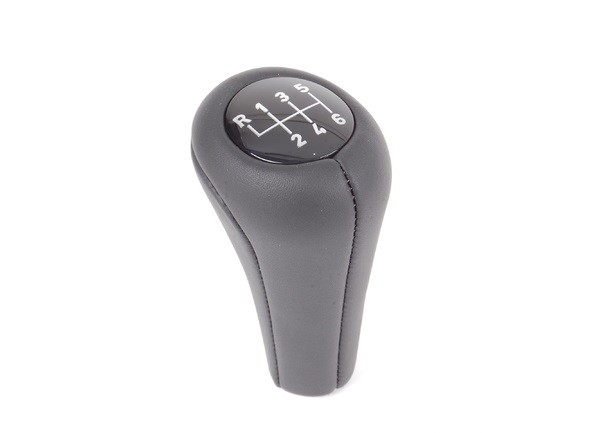 Lederen pookknop 6 bak origineel BMW passend voor de E39, E46, E60/E61, E90/E91, E90 LCI/E91 LCI, E92/E93, E92 LCI/E93 LCI, X3 E83, Z4 E85/E86