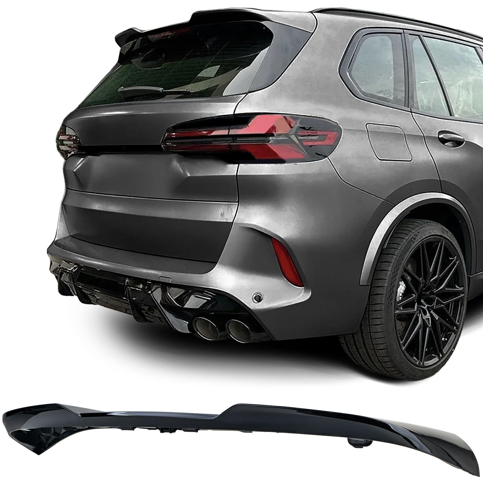 Dakspoiler glanzend zwart passend voor BMW X5 G05 en G05 LCI