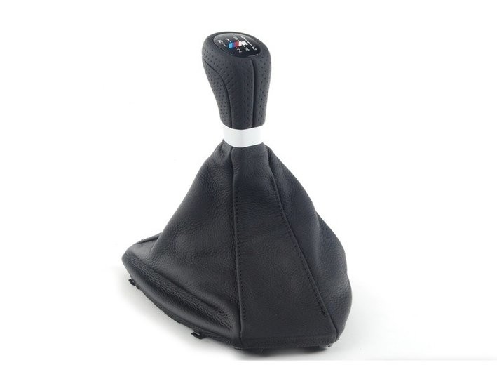 Lederen M pook met hoes passend voor BMW 1 serie E81 E82 E87 E88 origineel BMW