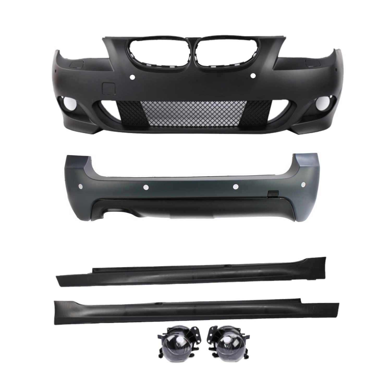 Sport look pakket passend voor BMW 5 serie E61 touring model 2004 - 2007 met parkeersensoren rondom