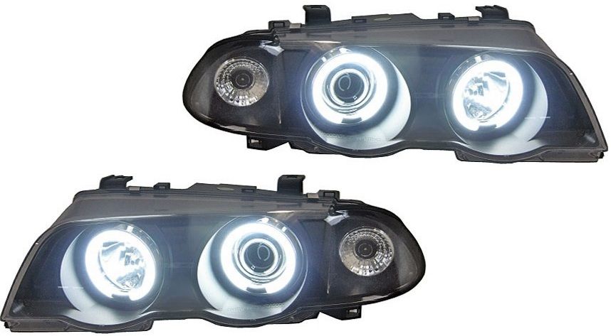 Angel Eyes CCFL koplampen BMW 3 serie E46 sedan en touring model 1998 - 2001