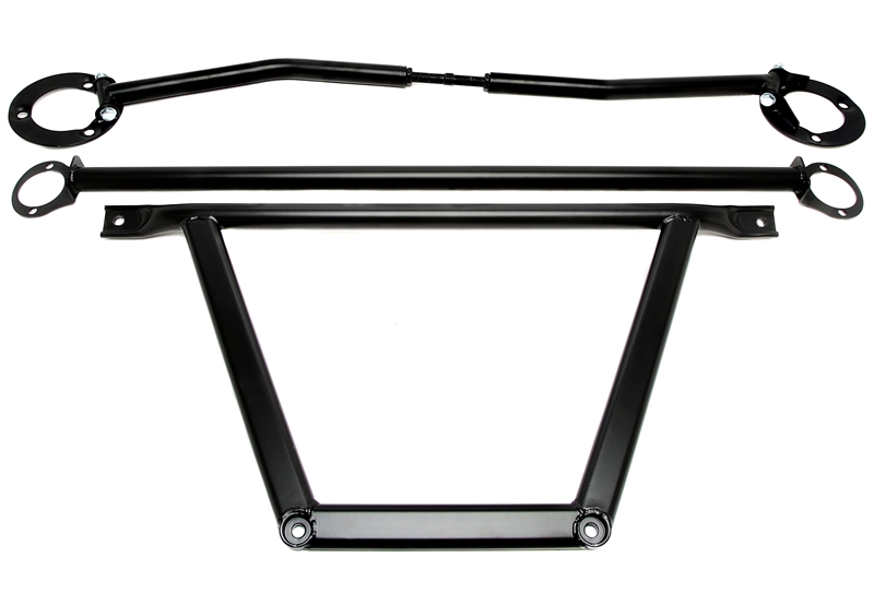 Veerpootbrug set zwart passend voor BMW 3 serie E36 sedan met 4 cilinder M40