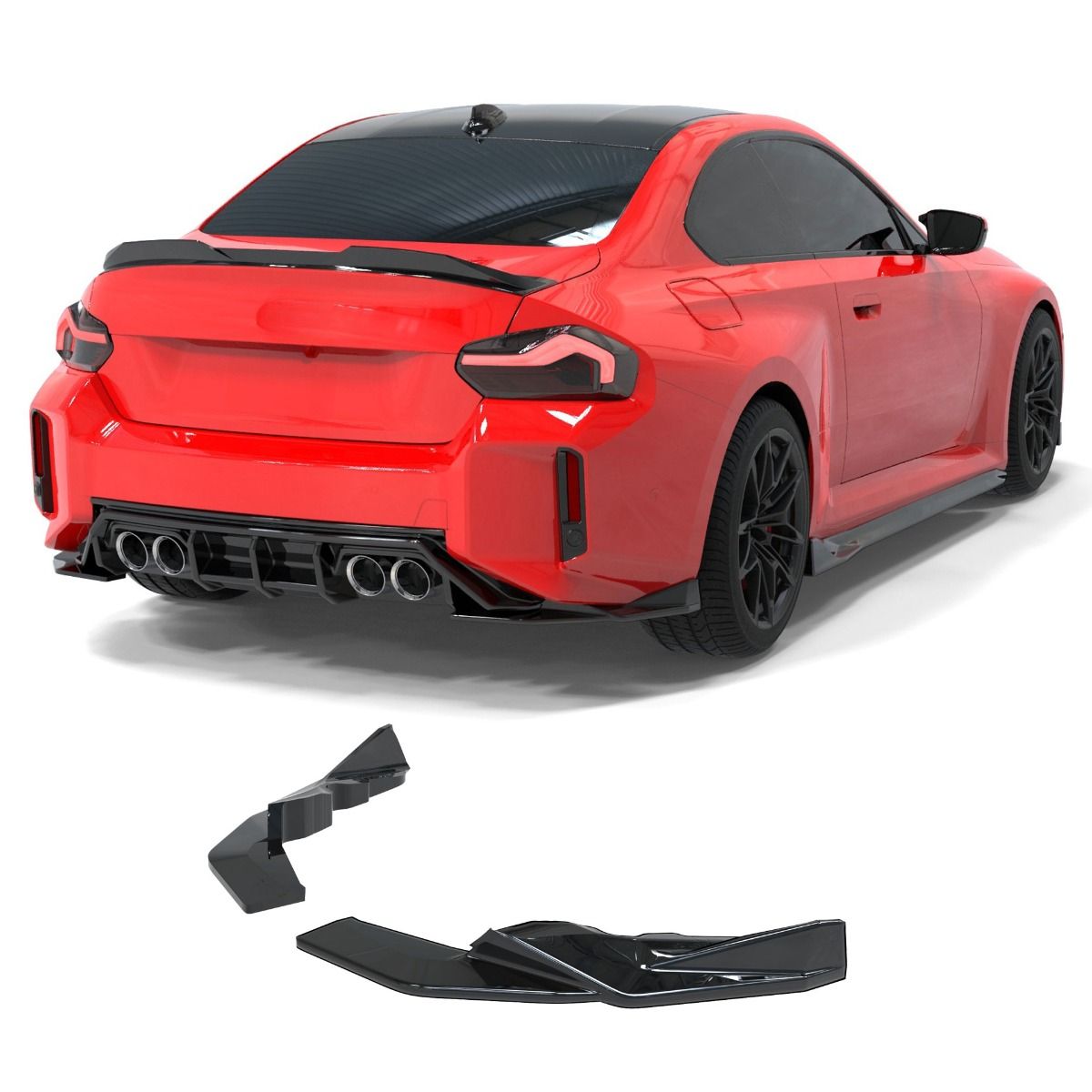 Diffuser hoeken passend voor BMW M2 G87